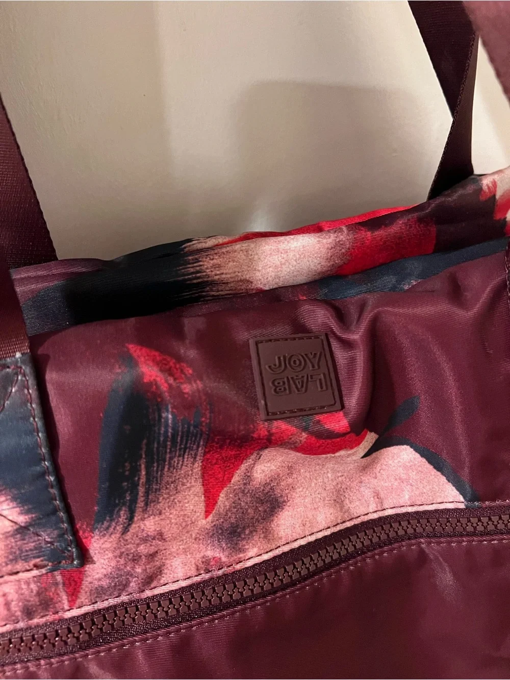 JoyLab purple duffel